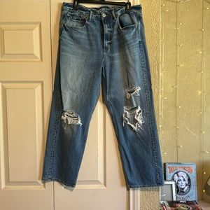 AMERICAN EAGLE SIZE 12 90S BOYFRIEND JEANS EXCELLENT CONDITION